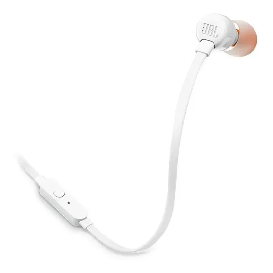 Audífonos Jbl T110 In-ear Blanco Color White | Cuotas sin interés