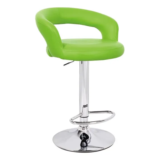 Modern Home Juego 2 Taburete Piel Estilo Halo Ajustable Lima