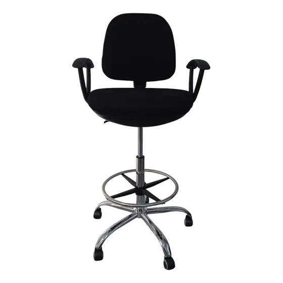 Silla Ofilook Oc-025a-n Tipo Cajero Cómoda Y Elegante 