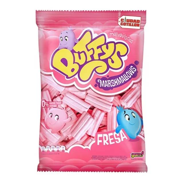 Malvavisco Marshmallow Buffys Frutilla Churros 200g - Cc