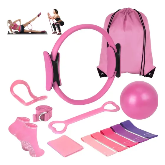 Kit De Pilates Essentials Para Mulheres, 13 Peças