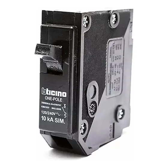Breaker 1x30 Amp Monofasico Bticino Thql Empotra Embutir Tql