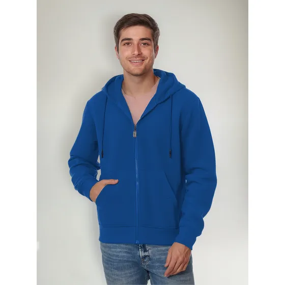 Hoodie Colores Abierta Estampar Bordar Moda Sudadera