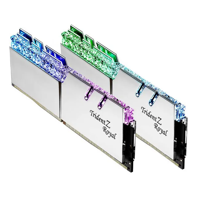 Serie G.skill Trident Z Royal, Ddr4, , 32 Gb: 2 X 16 Gb, Dimm De 288 Pines, 4400 Mhz, Pc4-35200, Sin Búfer