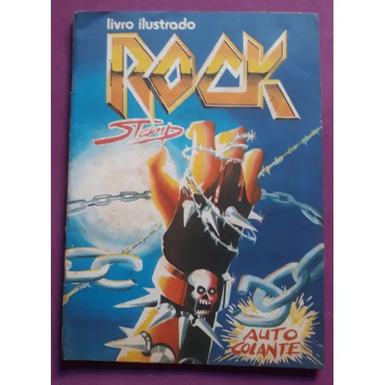 Álbum De Figurinhas Rock Stamp