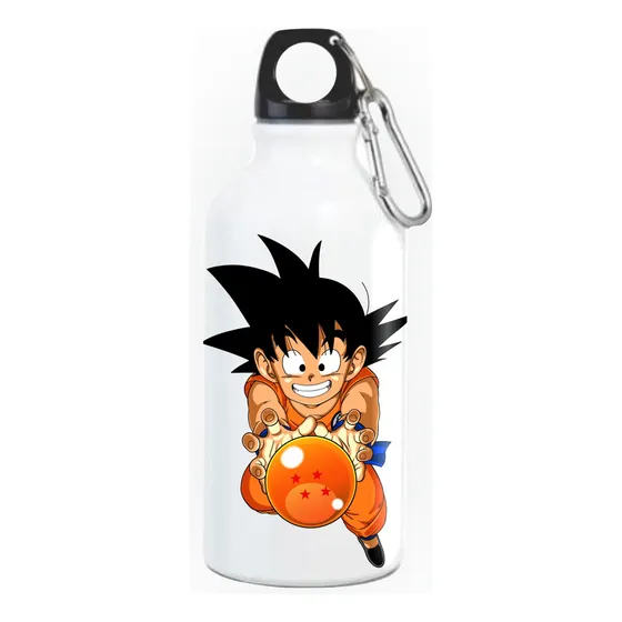 Termo Goku Esfera Dragon Ball Botella Caramañola White X164