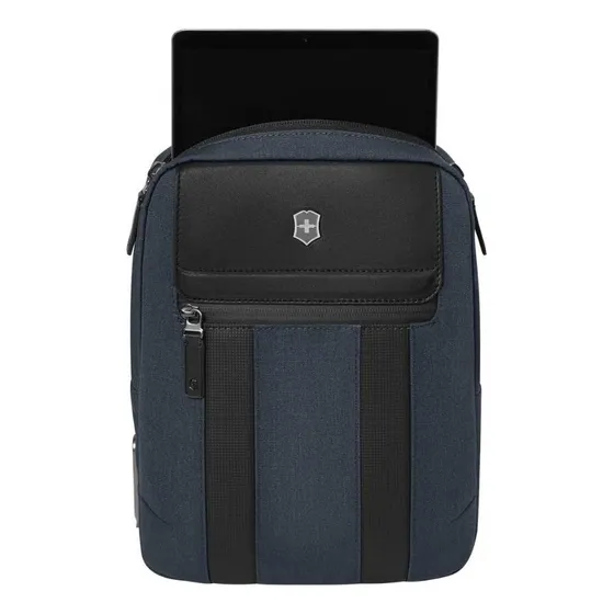 Morral Architecture Urban2 Azul/negro, Victorinox Color Azul Diseño de la tela Liso