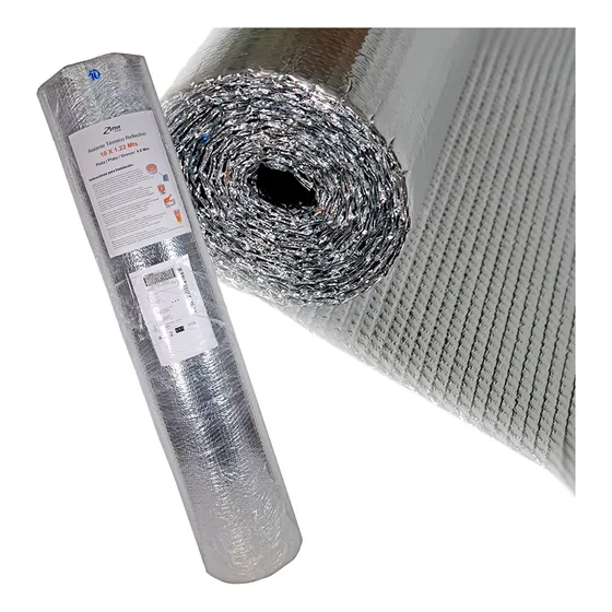 Aislante Térmico Reflex Tinaco Techos Pisos Pared 10x1.22mts