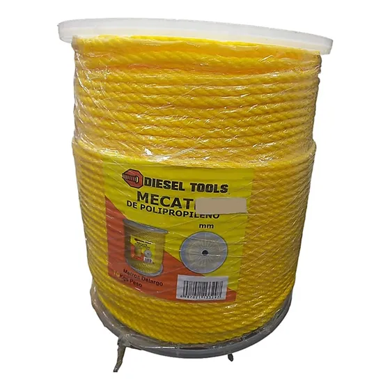 Mecate Rollo 5/16 Pulgada 8mm Carrete 10kg Polipropileno