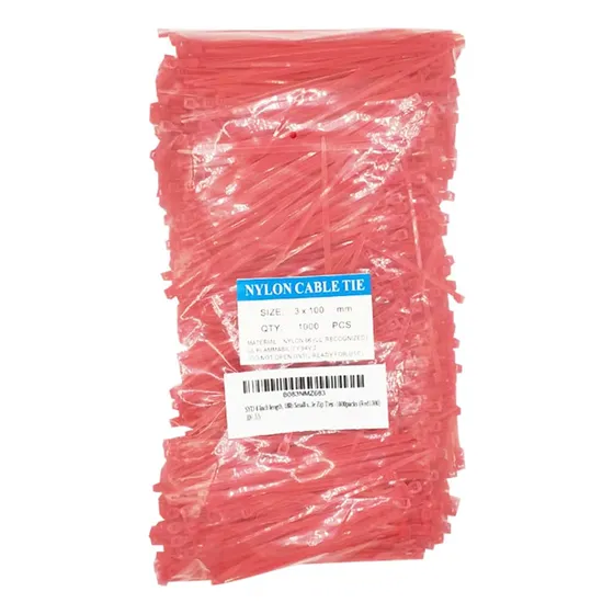 Brida Roja Pieza Resistencia Libra Cable Nailon