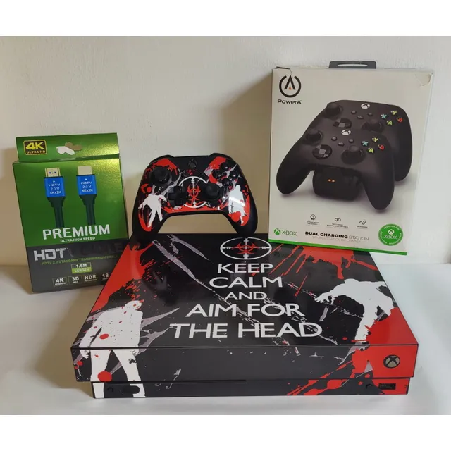 Consola Xbox One X 1tb + Control Inalambrico + Cargador Bat