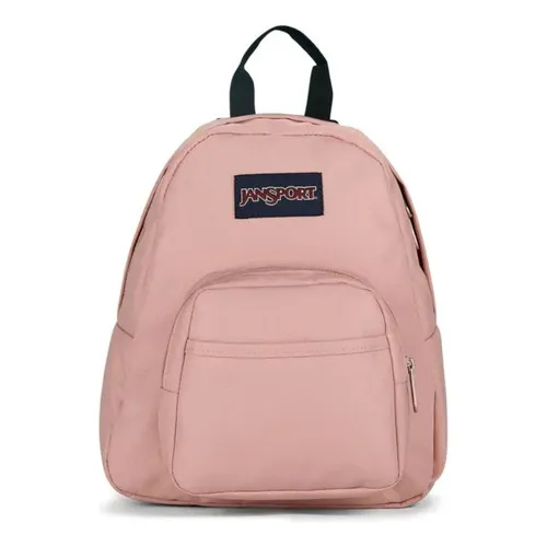 Mochila urbana JanSport Mono Half Pint color rosa claro diseño lisa