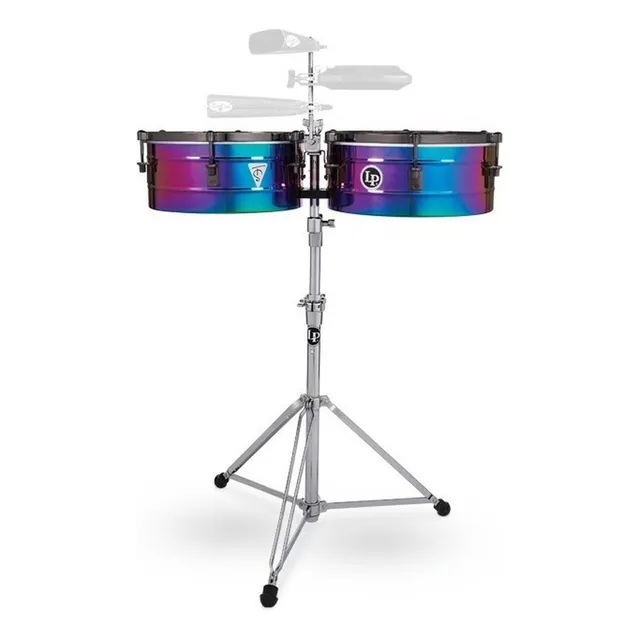 Timbales Lp Tony Succar Signature Lp257-ts Rainbow Chrome