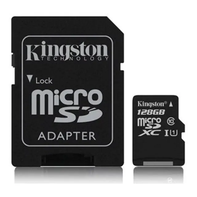 Tarjeta de memoria micro SD C10 de 128 GB de Kingston