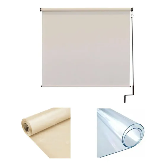 Toldo Vertical De Enrollar Impermeable Filtro Uv  240x260cm