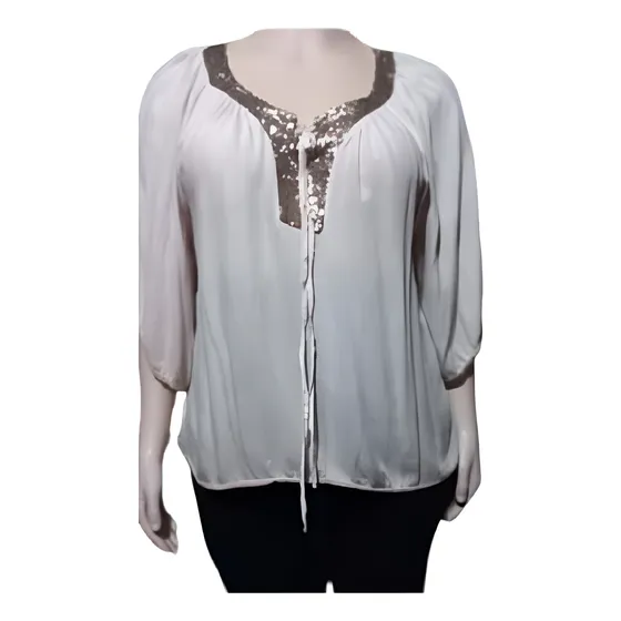 Blusa Bambula 3xl Grande Especial Con Brillos