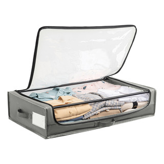 Set 2 Bolsas De Almacenamiento Bajo Cama Con Rueda Empotrada Set 2 Bolsas De Almacenamiento Bajo Cama Con Rueda Empotrada