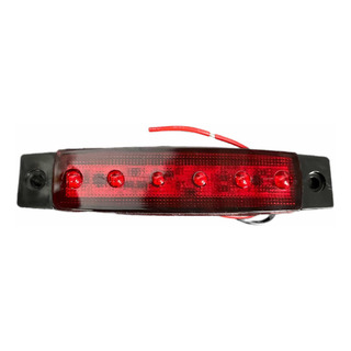 Plafon 6 Led Smd Para Carroceria Rectangular Rojo Plafon 6 Led Smd Para Carroceria Rectangular Rojo