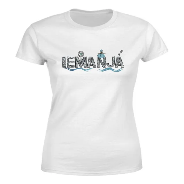 Camiseta Baby Look Religião Iemanjá Orixá Umbanda 107