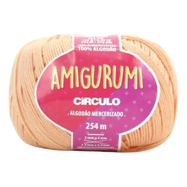 Fio Amigurumi Novelos Circulo - Escolha As Cores 254m