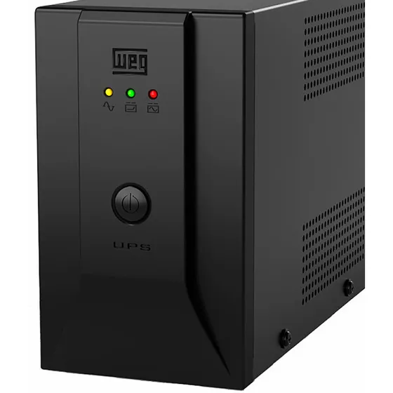 Nobreak Home Weg 15002058 600va 300w bivolt cor Preto 6 tomadas