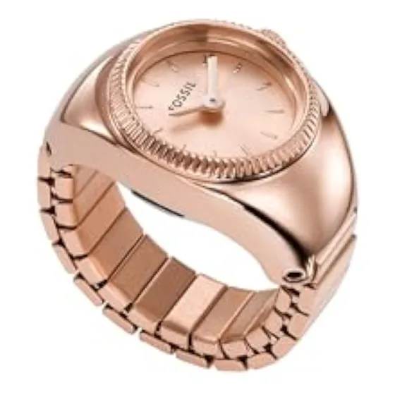 Fossil Anillo De Reloj De Dos Manecillas De Cuarzo