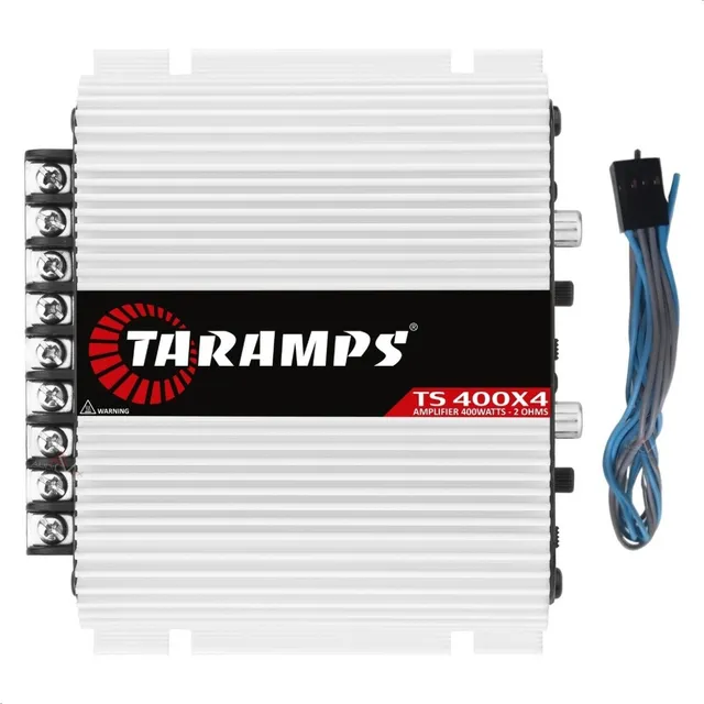 Módulo Amplificador Ts 400x4 Entrada Fio 400w Rms 4 Canais