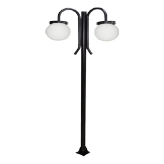 Poste Com Luminária Para Jardim Com  3 Metros 