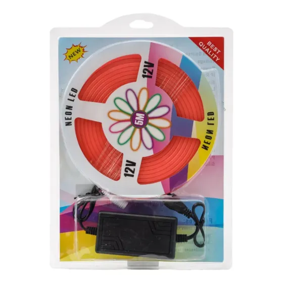 Cinta Luces Led Neón De 5 Mts Con Transformador 12v