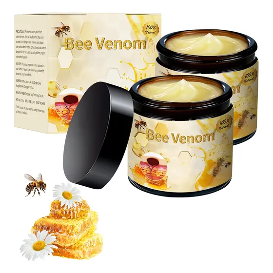 Crema Qifind Con Extractos Naturales Y Veneno De Abeja 2 Pzs