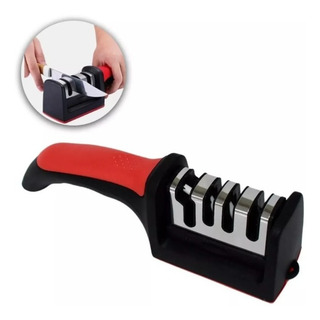 Afilador Ergonómico Cuchillos 3 Etapas Tijeras Pórtatil Hq Afilador Ergonómico Cuchillos 3 Etapas Tijeras Pórtatil Hq