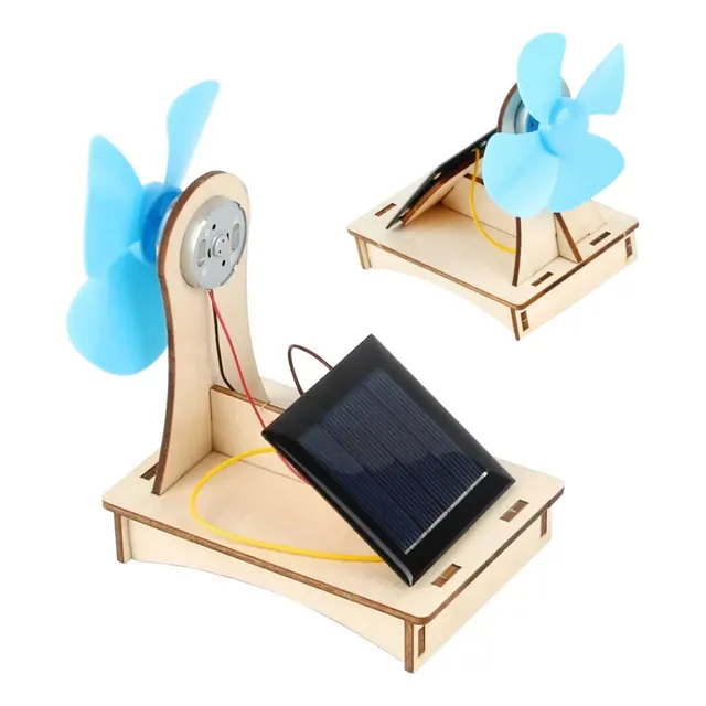 Armable De Madera 3d Ventilador Solar - Stem - Maqueta
