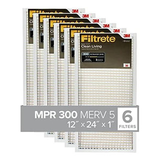 Filtro De Aire Filtrete 12x24x1, Mpr 300, Merv 5, Filtros De Filtro De Aire Filtrete 12x24x1, Mpr 300, Merv 5, Filtros De