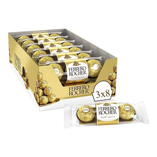 Chocolates Ferrero Rocher 300g Avellanas Y Relleno Cremoso