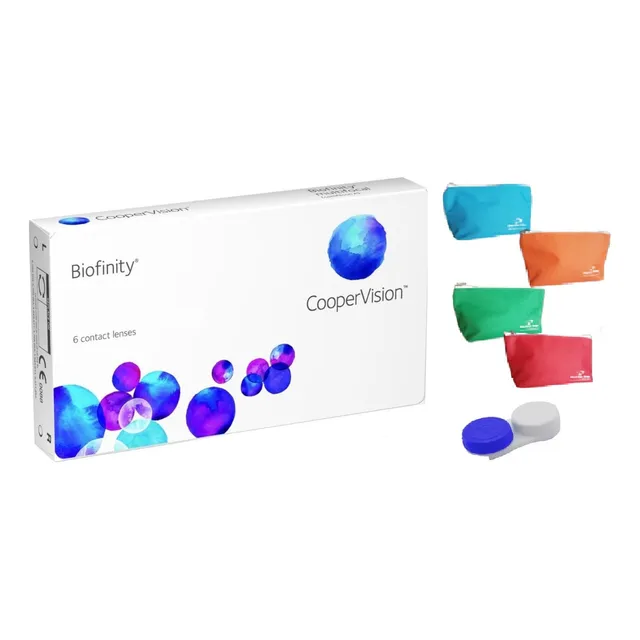 Lente De Contato Biofinity Com Grau - Coopervision + Brinde