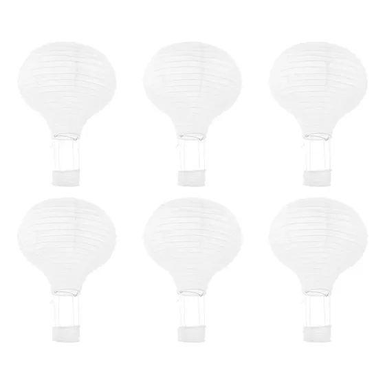 Farol Decorativo De Papel Con Forma De Globo Aerostático Par