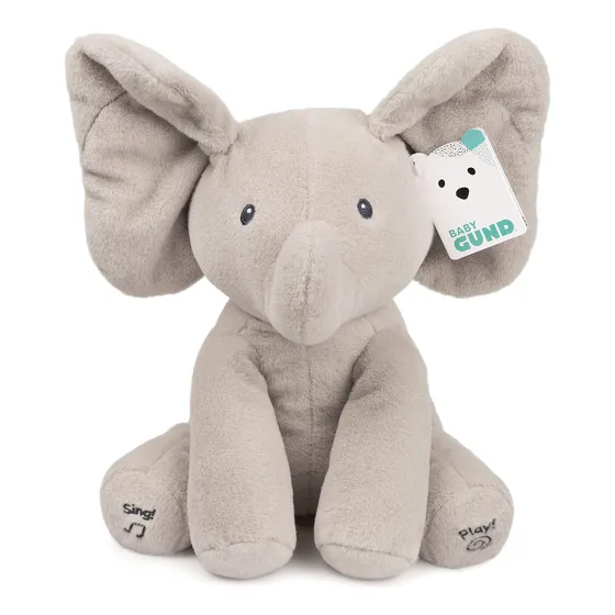 Elefante De Peluche, Juguete, Gund Baby Animated Flappy