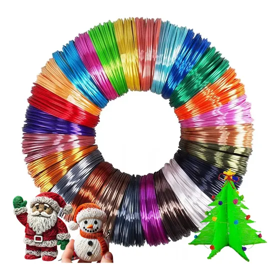 Repuesto Filamento Pla Lapiz 3d X 200mts 20 Colores Surtidos