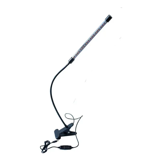 Luces Led Tubo 1 Luz Indoor Cultivo Flora Vege Pinzas 
