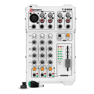 Mesa De Som Taramps T0302 3 Canais Equalizador T 0302 Mixer 4 Bandas Crossover Som Automotivo Mesa De Som Taramps T0302 3 Canais Equalizador T 0302 Mixer 4 Bandas Crossover Som Automotivo