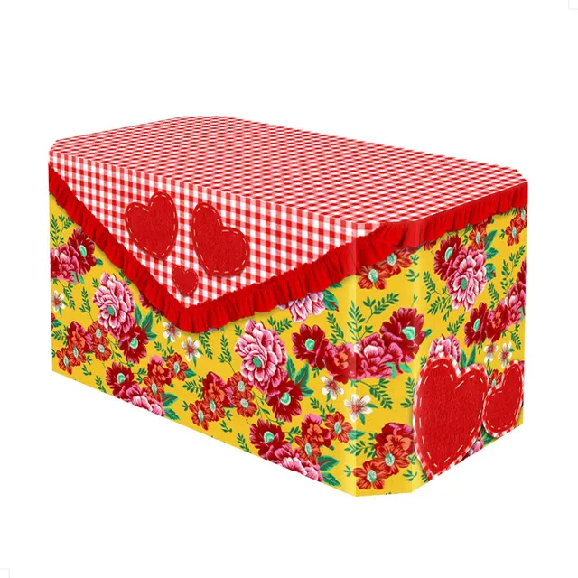 Capa De Mesa Festa Junina Em Tecido Veste Fácil