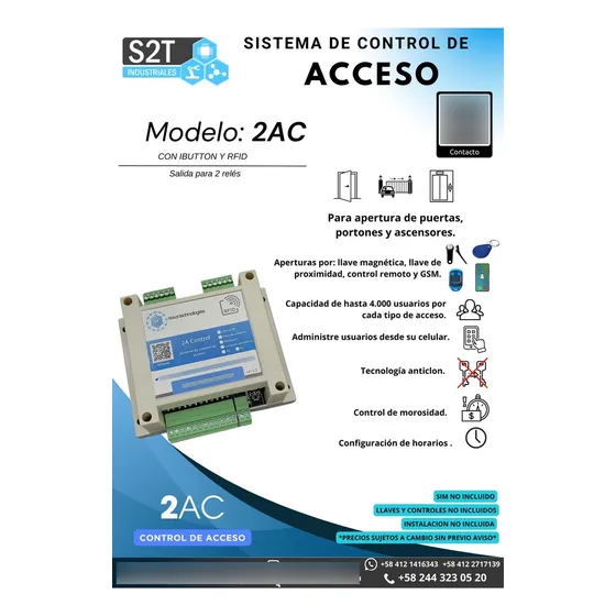 Sistema De Control De Acceso 2ac
