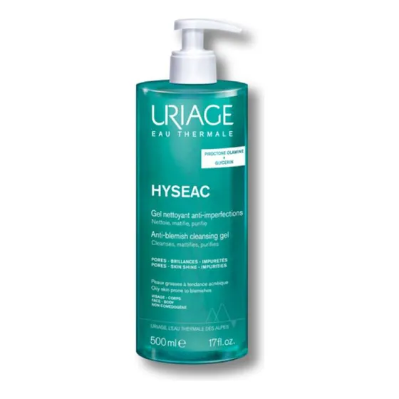 Uriage Hyseac Gel Limpiador X 500 Ml Tipo De Piel Grasa