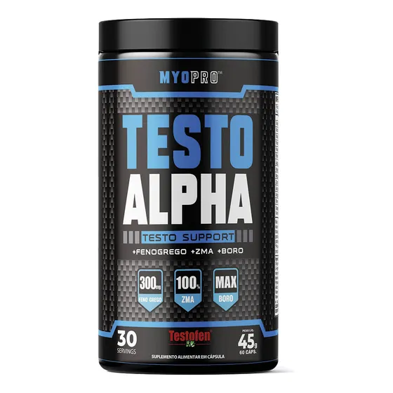 Testo Alpha Com Feno Grego - 60 Capsulas
