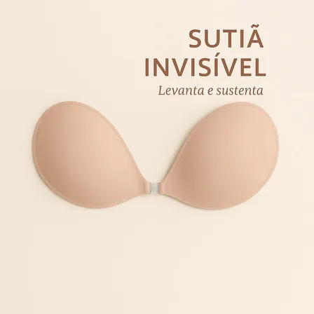 Sutia Invisivel Aderente Sem Costura Tomara Que Caia
