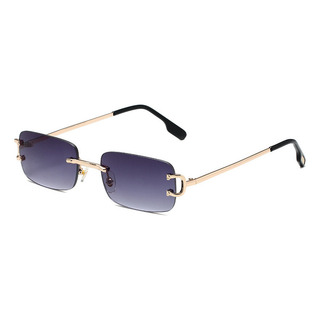 Gafas De Sol Sin Marco Cuadradas De Moda Unisex Gafas De Sol Sin Marco Cuadradas De Moda Unisex