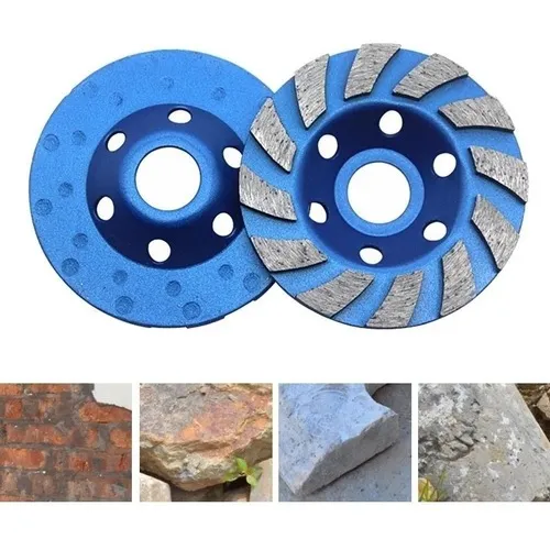 Disco De Desbaste Diamante 4.5 Pulgadas De Granito, Concreto Color Azul