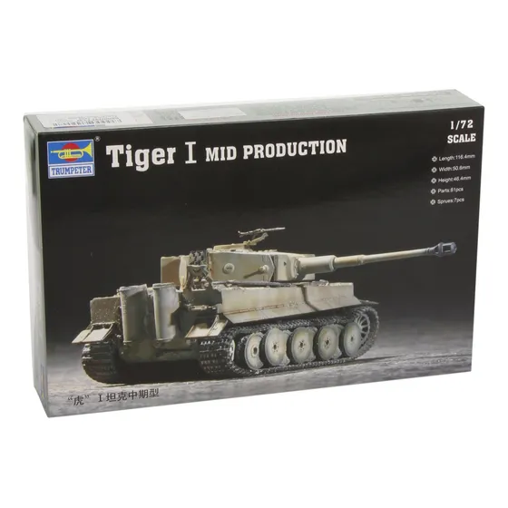 Trompetista 1 72 Aleman Tiger I Tank Mid Production