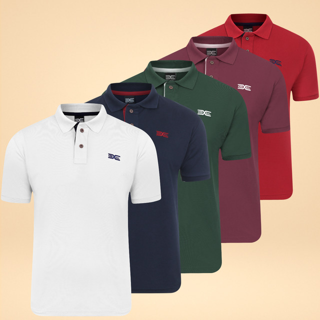 Kit 5 Camisa Polo Masculina Plus Especial Piquet G1 Ao G5 Kit 5 Camisa Polo Masculina Plus Especial Piquet G1 Ao G5
