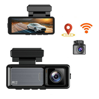 Cámara 4k Doble Para Auto - Wifi, Gps, App, 32gb De Memoria Cámara 4k Doble Para Auto - Wifi, Gps, App, 32gb De Memoria